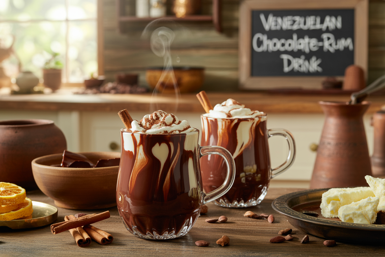 Venezuelan Chocolate-Rum Drink