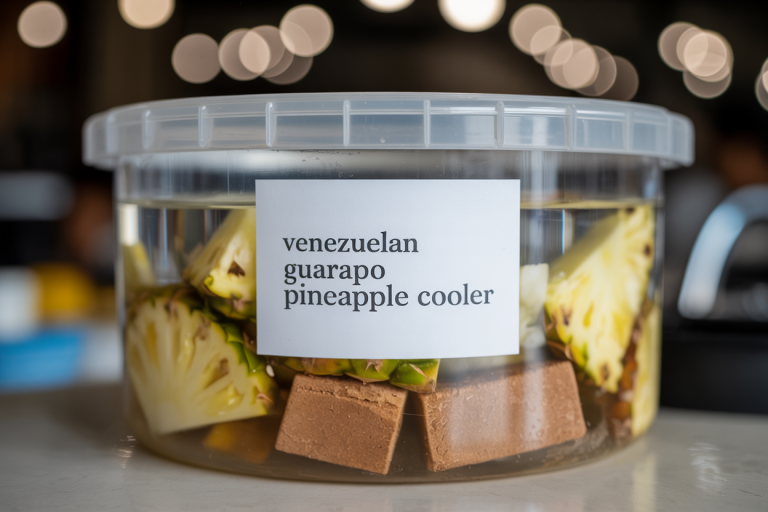 Venezuelan Guarapo Pineapple Cooler Storage Tips