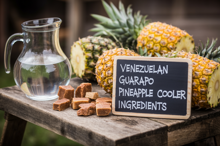 Venezuelan Guarapo Pineapple Cooler Ingredients