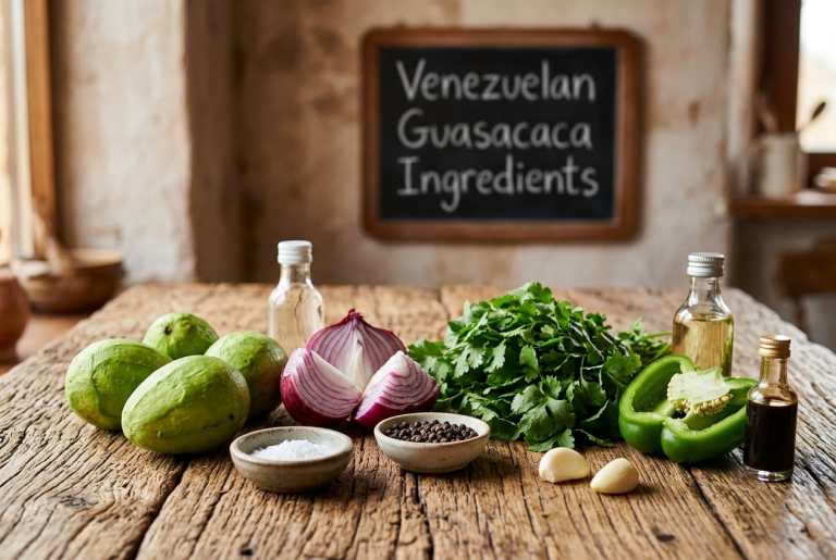 Venezuelan Guasacaca Ingredients