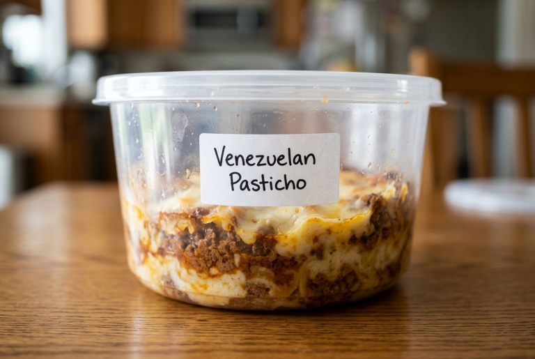 Venezuelan Pasticho Storage