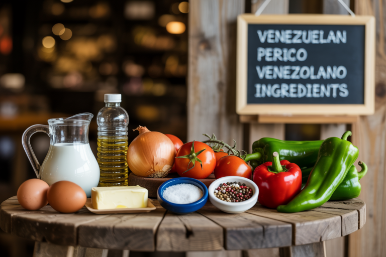 Venezuelan Perico Venezolano Ingredients