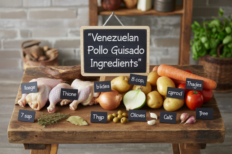 Venezuelan Pollo Guisado Ingredients