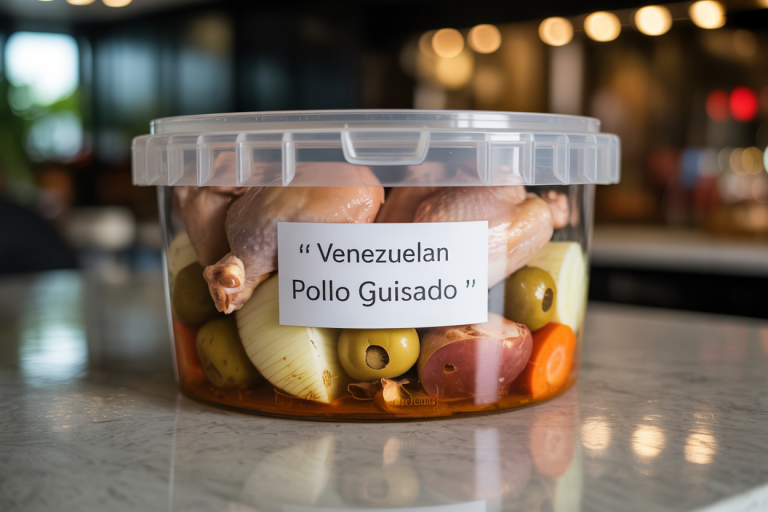 Venezuelan Pollo Guisado Storage TIps