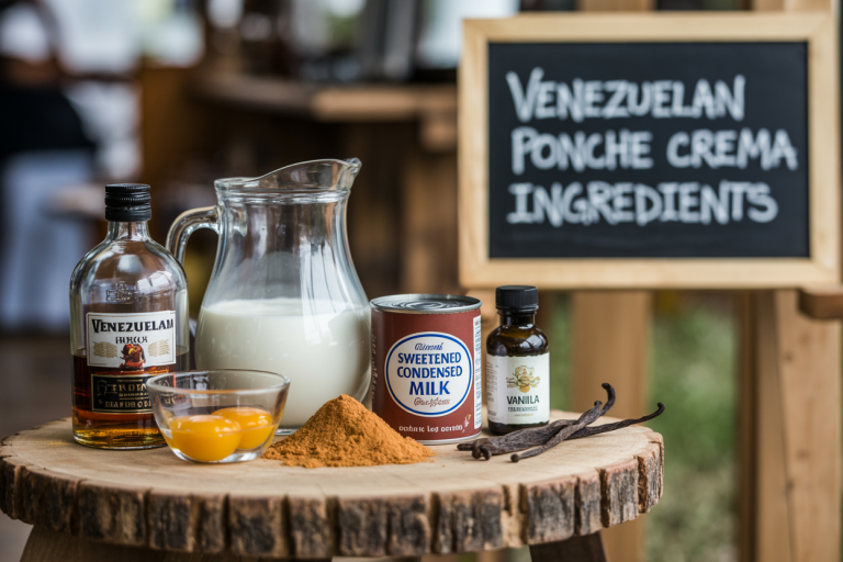 Venezuelan Ponche Crema Ingredients