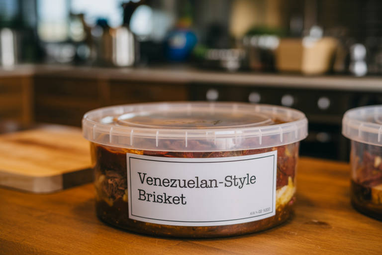Venezuelan-Style Brisket Storage Tips