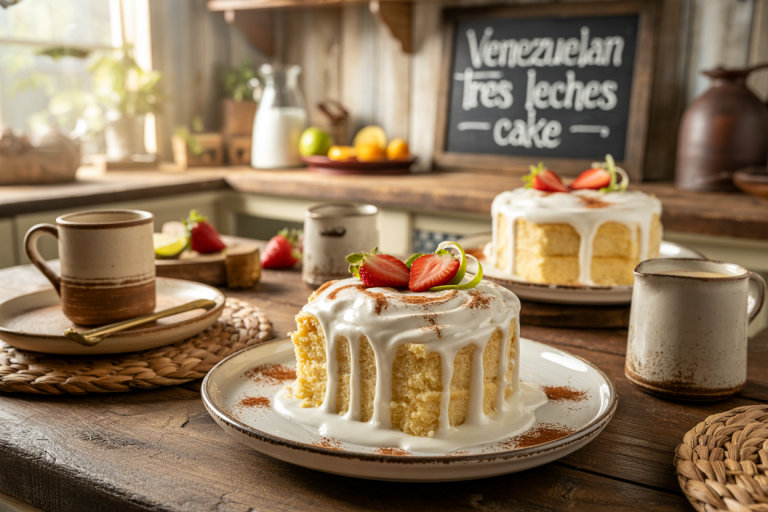 Venezuelan Tres Leches Cake