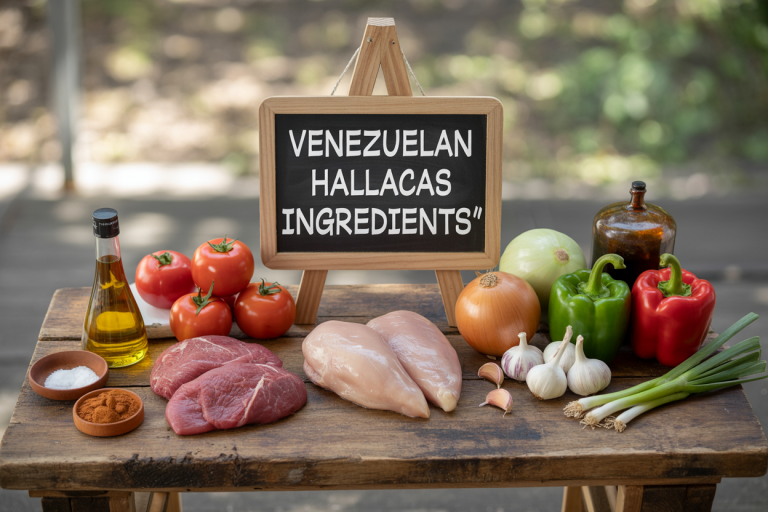 Venezuelan Hallacas Ingredients