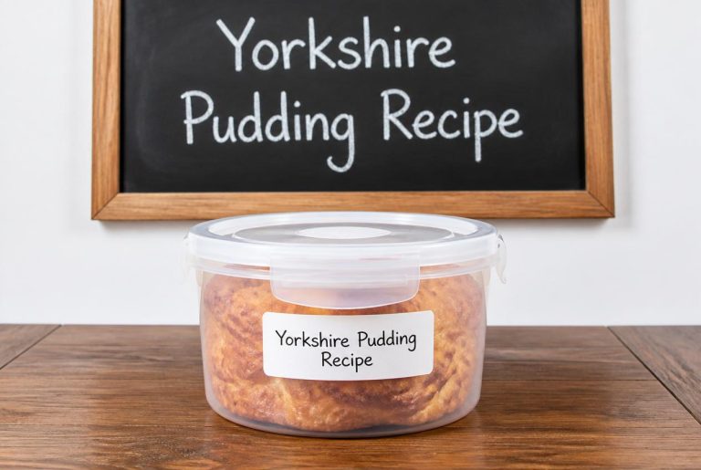 Yorkshire Pudding Recipe Storage Tips