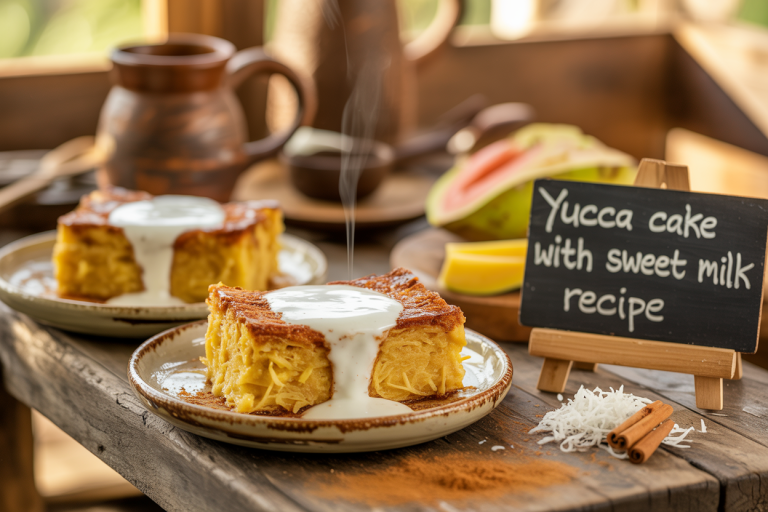 Yucca Cake with Sweet Milk Recipe