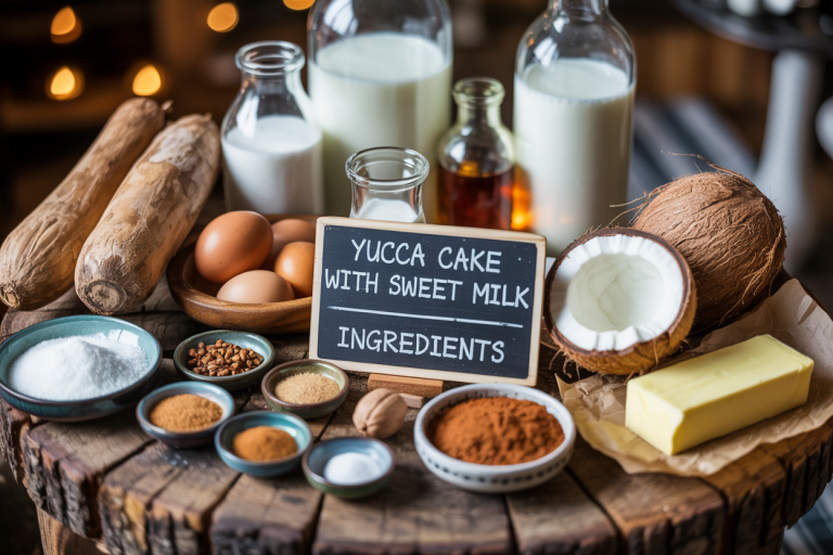 Yucca Cake with Sweet Milk Recipe Ingredients