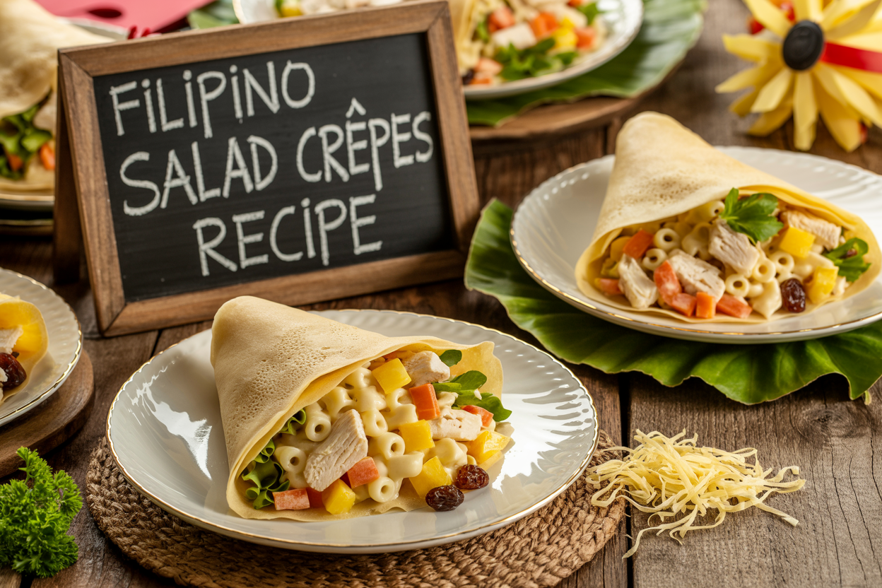 Filipino Salad Crepes