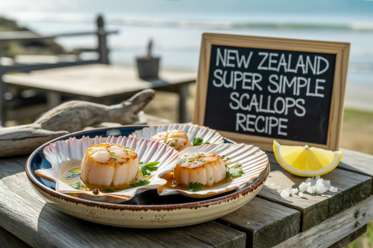 New Zealand Super Simple Scallops Recipe