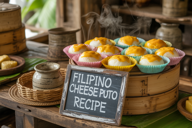 Filipino Cheese Puto Recipe