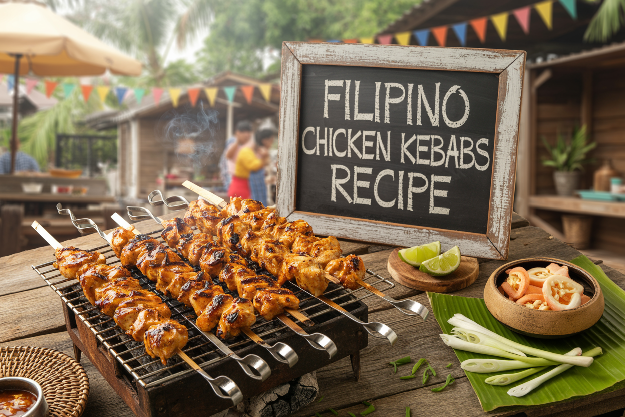 Filipino Chicken Kebabs Recipe
