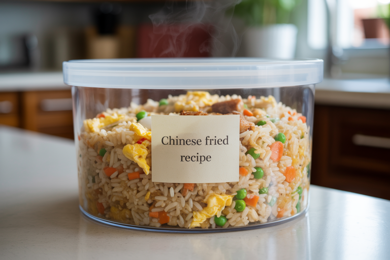 Chinese Fried Rice Recipe Storage Tips