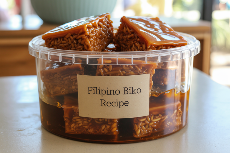 Filipino Biko Recipe Storage Tips