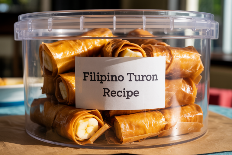 Filipino Turon Recipe Storage Tips