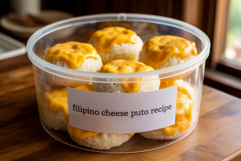 Filipino Cheese Puto Recipe Storage Tips