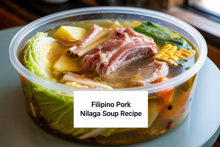Filipino Pork Nilaga Soup Recipe Storage Tips
