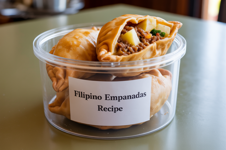 Filipino Empanadas Recipe Storage TIps