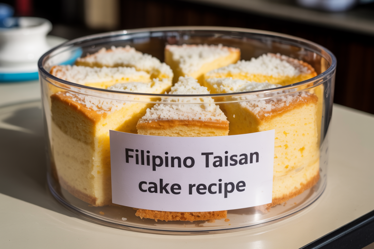 Filipino Taisan Cake Recipe Storage TIps