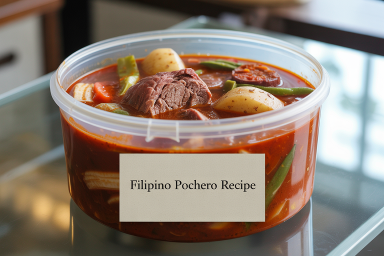 Filipino Pochero Recipe Storage TIps