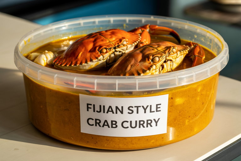 Fijian Style Crab Curry Storage TIps