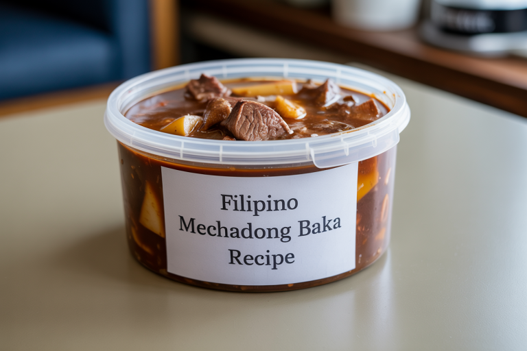Filipino Mechadong Baka Recipe Storage Tips