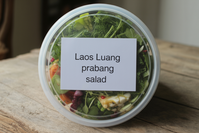 Laos Luang Prabang Salad Storage Tips