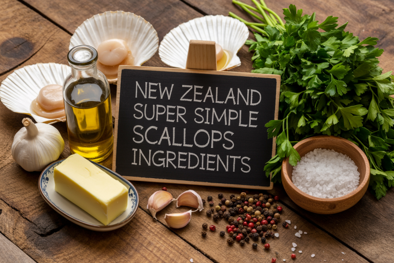 New Zealand Super Simple Scallops Recipe Ingredients