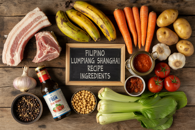 Filipino Lumpiang Shanghai Recipe Ingredients