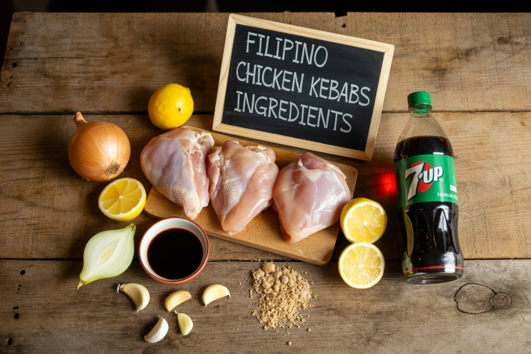 Filipino Chicken Kebabs Recipe Ingredients