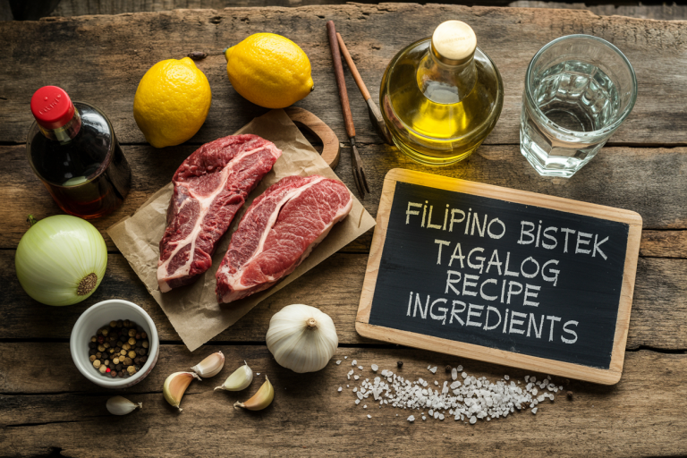 Filipino Bistek Tagalog Recipe Ingredients