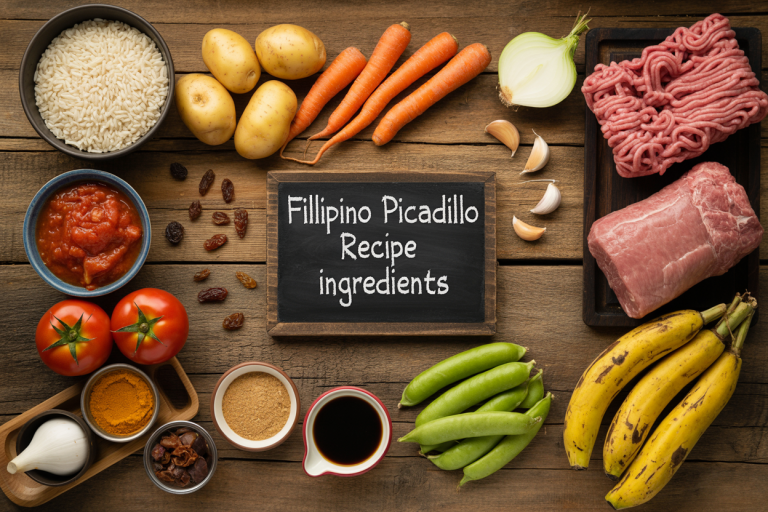 Filipino Picadillo Recipe Ingredients