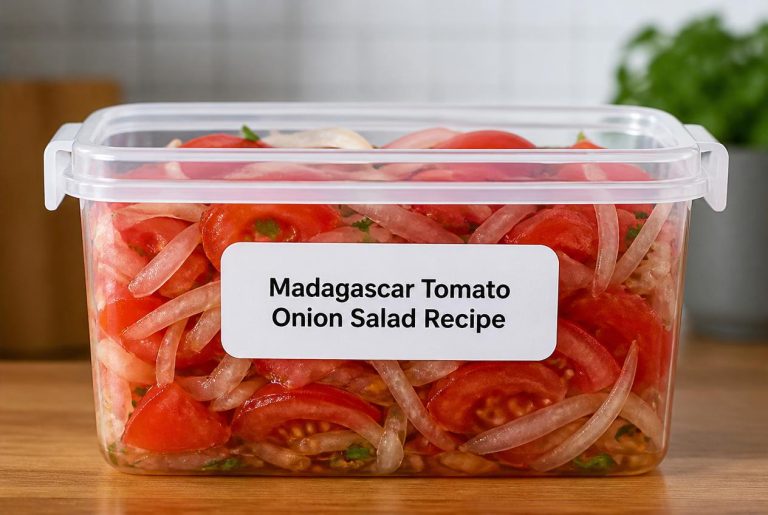 Madagascar Tomato Onion Salad Recipe Storage Tips