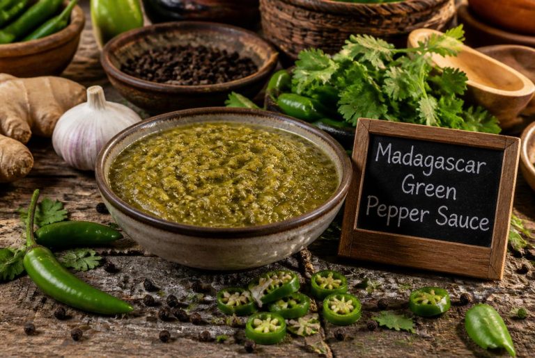 Madagascar Green Pepper Sauce Recipe