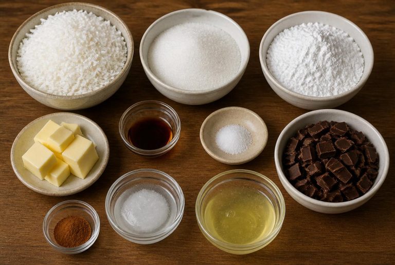 Authentic Madagascar Vanilla Coconut Balls Ingredients