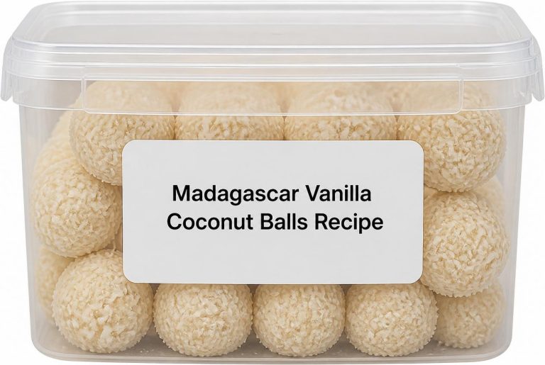 Vanilla Coconut Balls Recipe