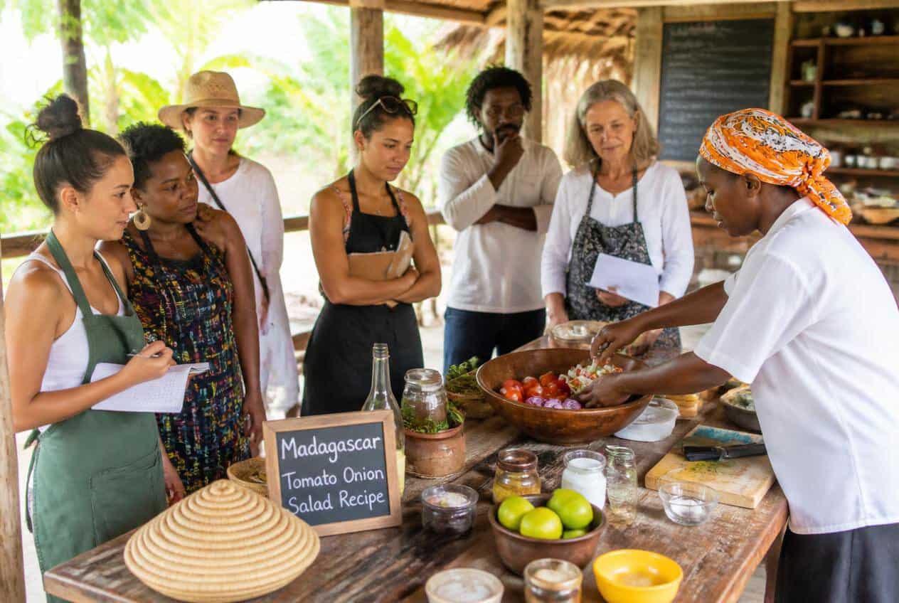 Madagascar Tomato Onion Salad Recipe Cooking Class