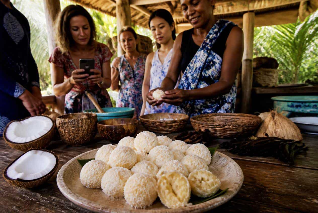 Authentic Madagascar Vanilla Coconut Balls Cooking Class