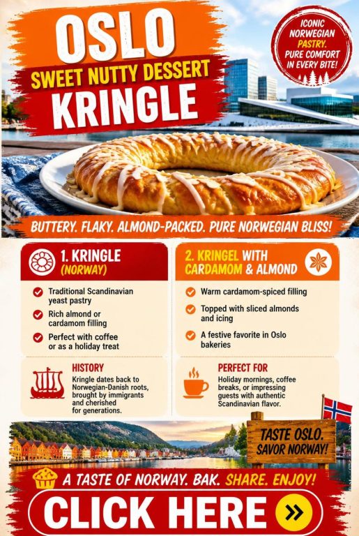 Oslo Sweet Nutty Dessert (Kringle)