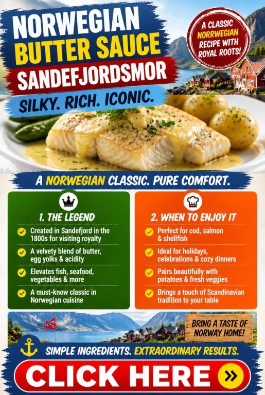 Norwegian Butter Sauce (Sandefjordsmor)