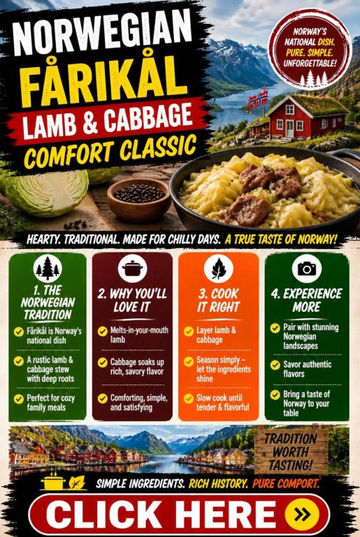 Norwegian Lamb and Cabbage (Fårikål)