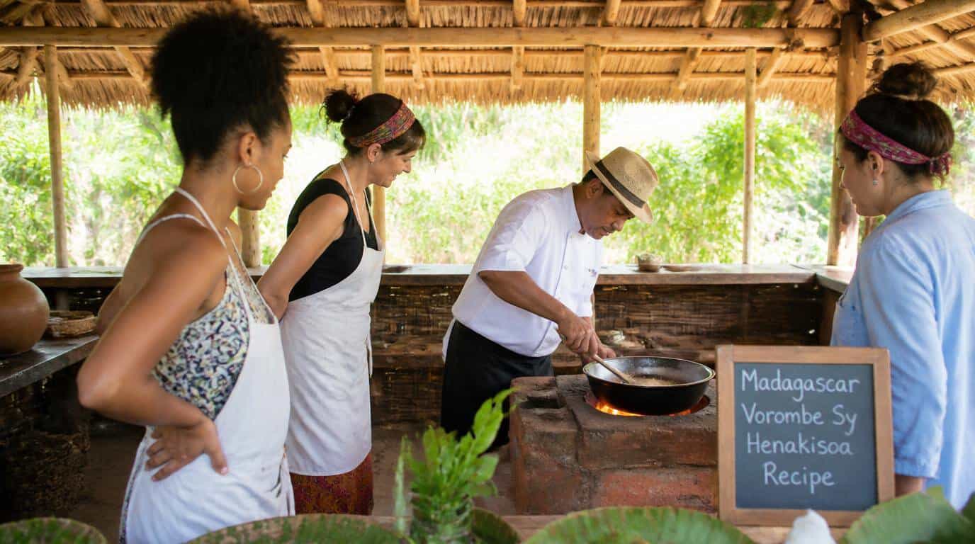 Madagascar Vorombe Sy Henakisoa Recipe Cooking Class