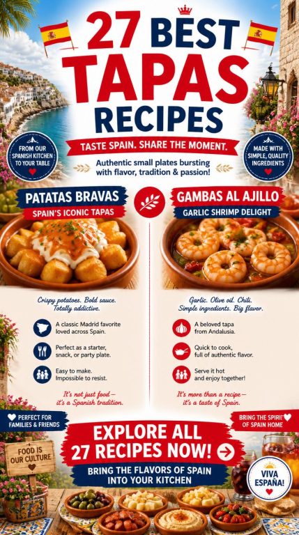 27 Best Tapas Recipes - pin