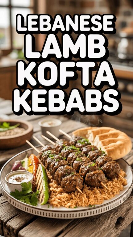 Lebanese Lamb Kofta Kebabs Recipe