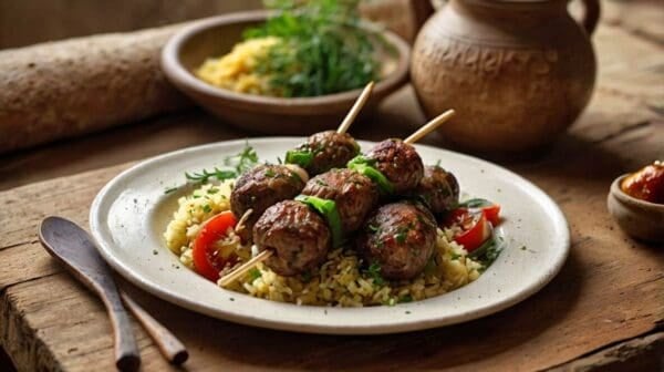 Lebanese Lamb Kofta Kebabs Recipe