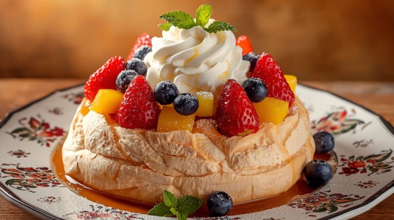 10. Colombian Merengón (Pavlova)
