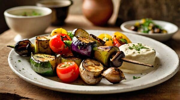 Lebanese Vegetable Kebabs